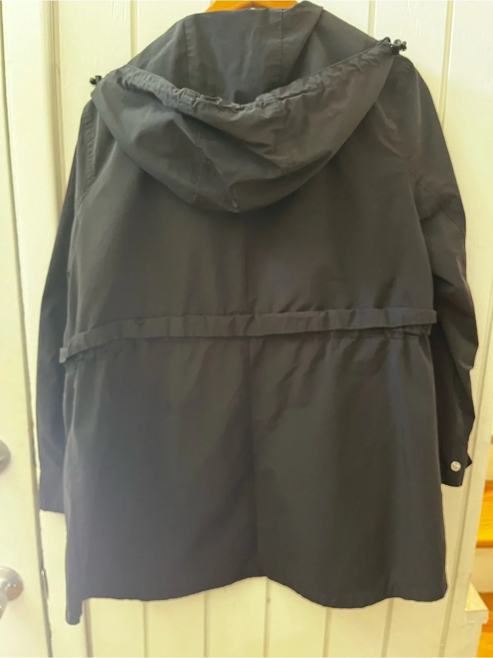 J. Crew Black Hooded Utility Anorak Jacket